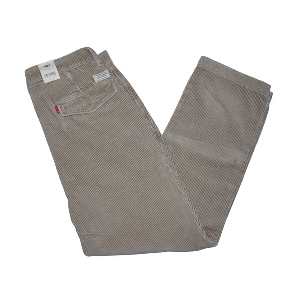 Levis XX Chino Corduroy Pants Men's Size 31x30 Wide Wale Beige Tan NWT - Picture 1 of 15